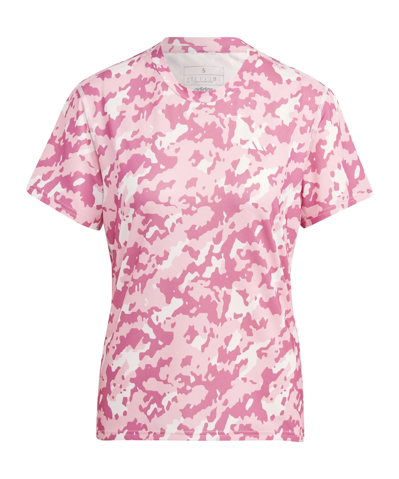 Adidas own the run camo running t-shirt